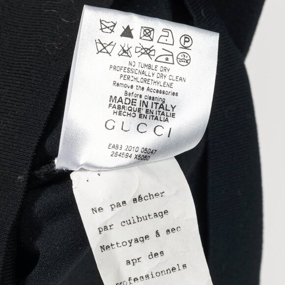Gucci SS/11 Black Cotton-Blend Lace-Up Pullover - Picture 9 of 9